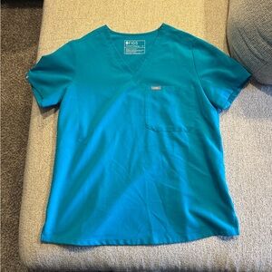 FIGS Catarina Top - Teal Medium